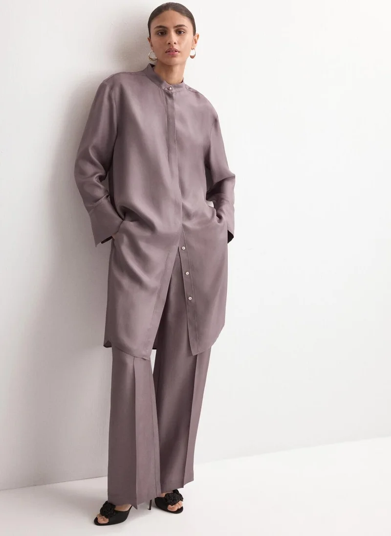 MANGO  Straight mid-rise trousers for Women | Best Price UAE